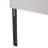 Upholstered Headboard With Durable Metal Legs-1436208541