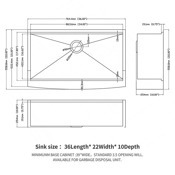 Dimensions du produit