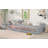 Twinkle Modern Floor Bed Set With Door, Rubber Wood And Safety Guardrails-115630466-115630468