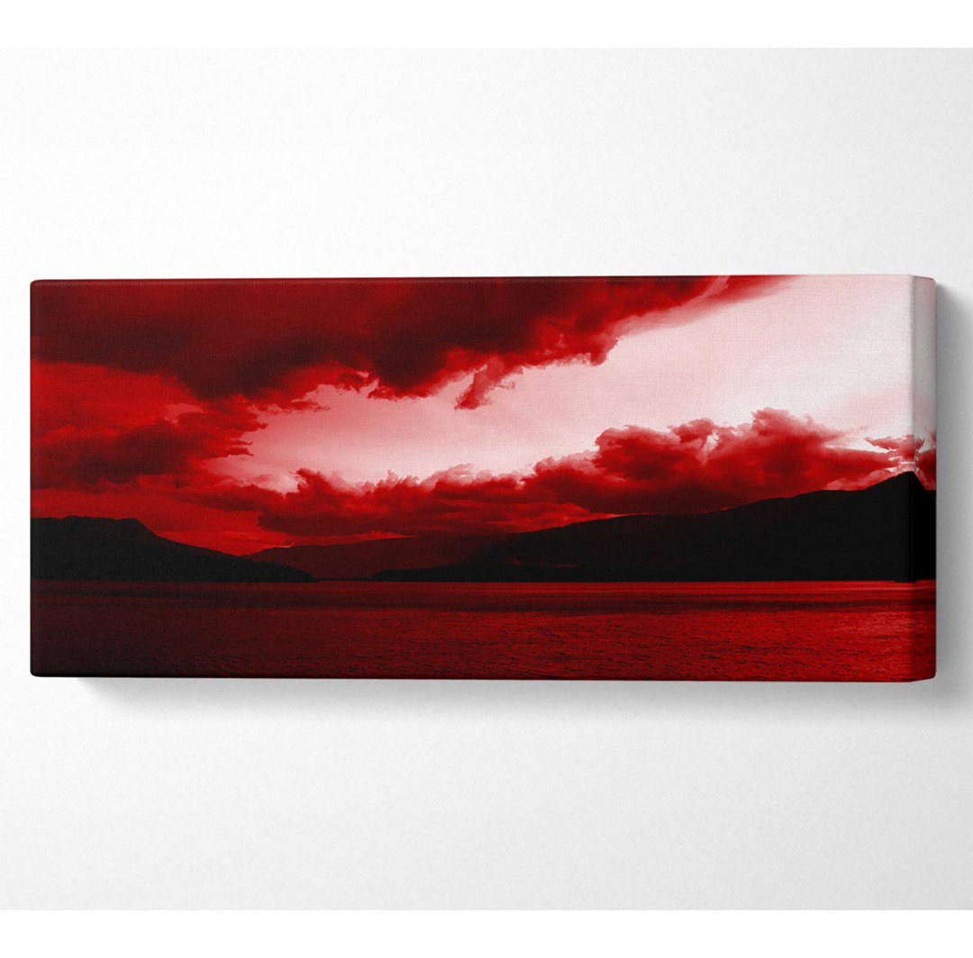 Red Tempest Sky - Kunstdrucke auf Segeltuch