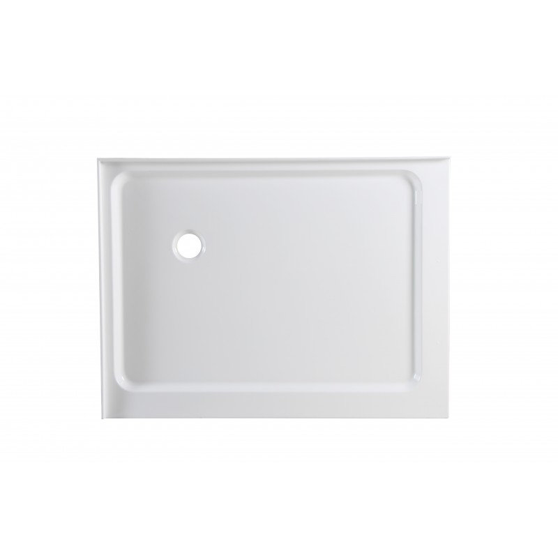 Base de douche à seuil simple l 48 po x P 36 po, Gauche