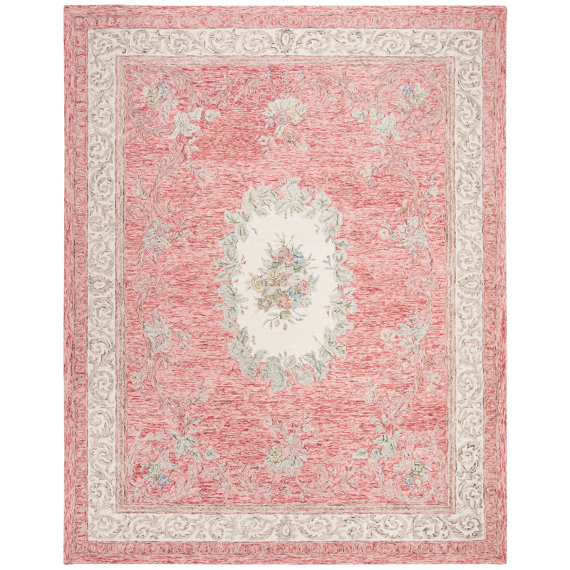 Miyuki Hand Tufted Wool Oriental Rug, Rectangle 8' x 10'