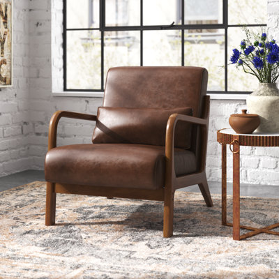 Bradley Faux Leather Armchair