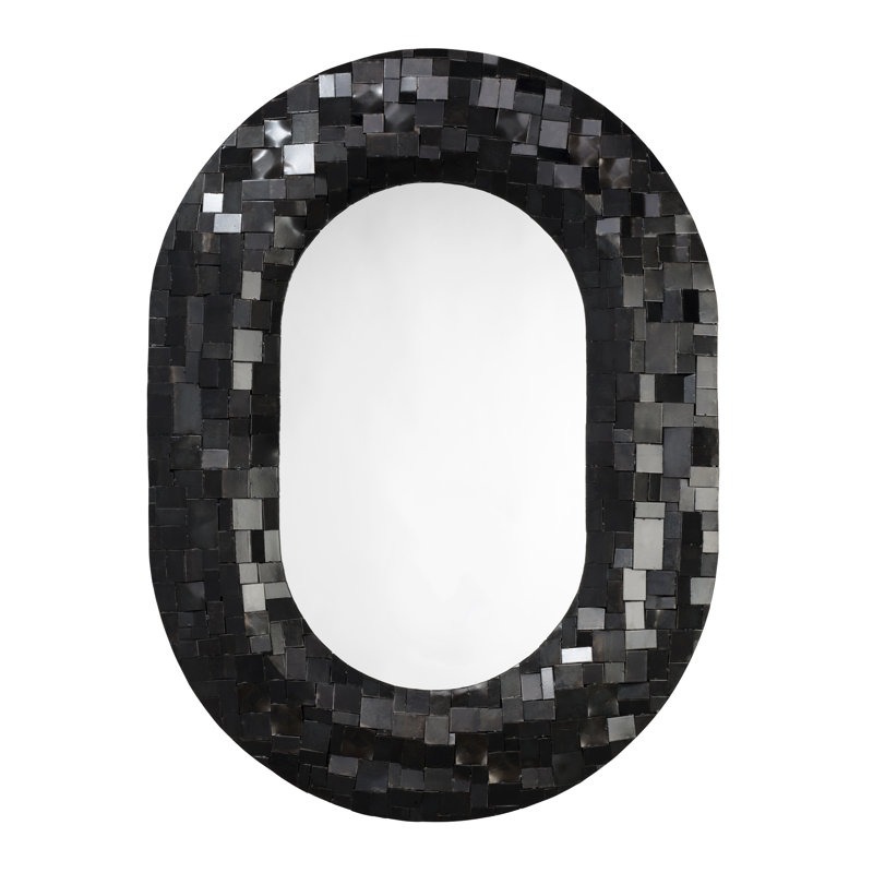 Enigma Oval Iron Mirror
