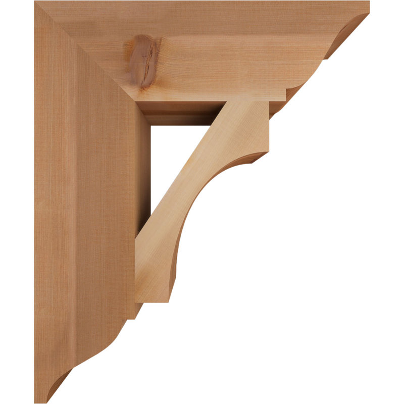 Support traditionnel Westlake, Cèdre rouge de l'Ouest, Lisse, H 24 po x l 5,5 po x P 20 po