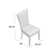 Chaise d’appoint rembourrée