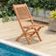 Ensemble de 2 chaises de patio en bois massif Red Barrel Studio® Lacresia