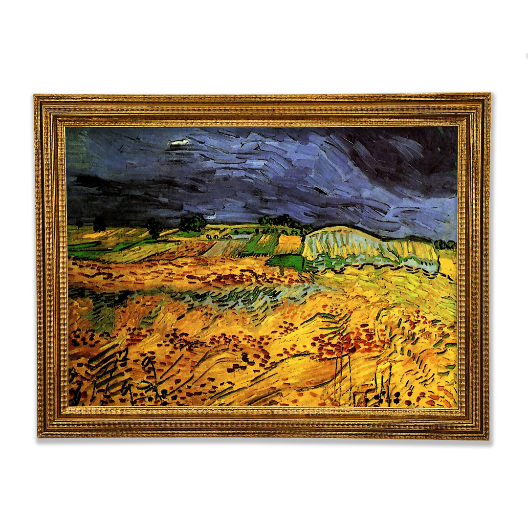 Die Felder von Van Gogh - Einzelne Bilderrahmen Kunstdrucke