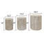 Ensemble de 3 tables basses rondes en bois, tables de bout et supports à plantes-1893472074