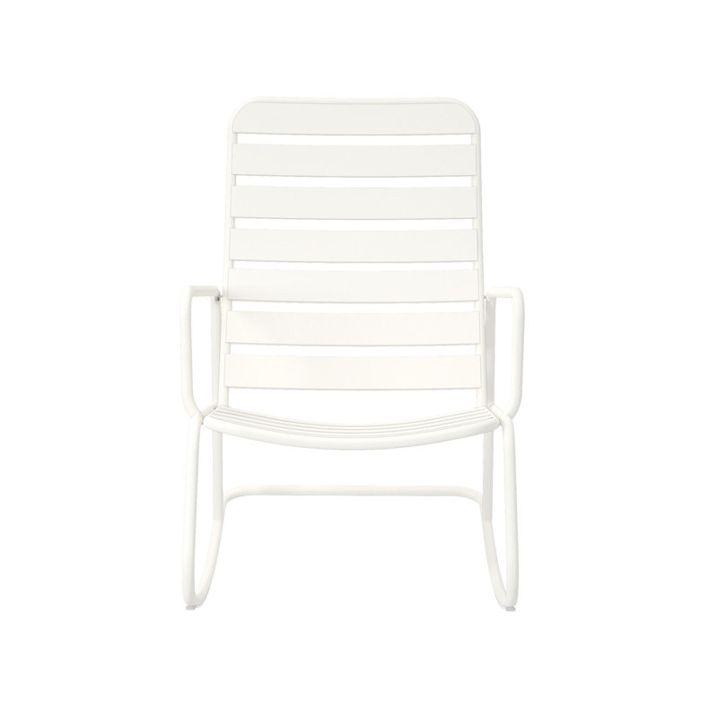 Ferri Steel Outdoor Chair, White