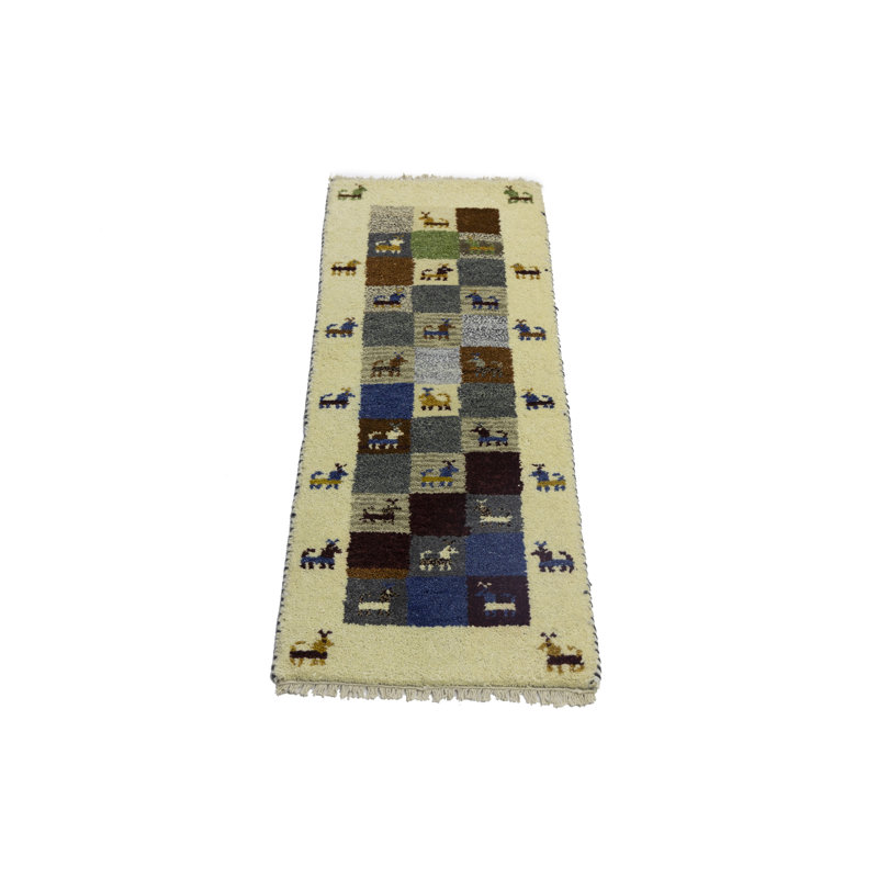 Jabreon Wool Checkered Indoor Rug