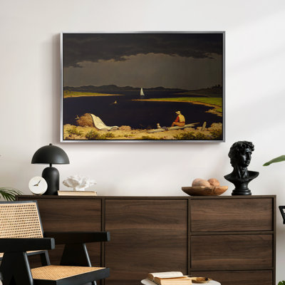 Toile tendue avec cadre 0-Martin Johnson Heade