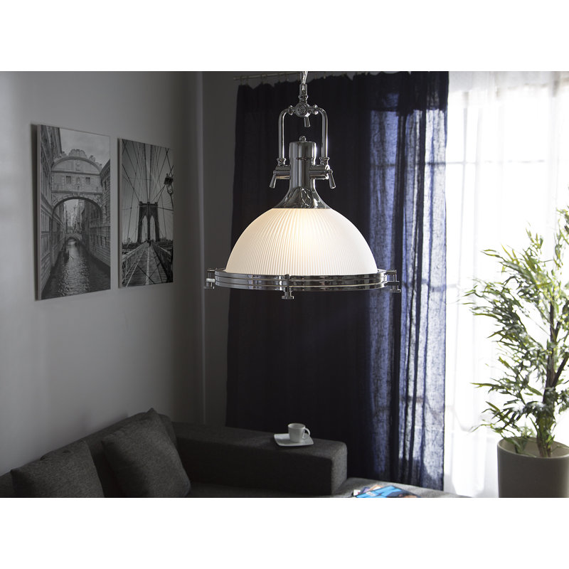 Parra 1 - Light Silver Dome Pendant