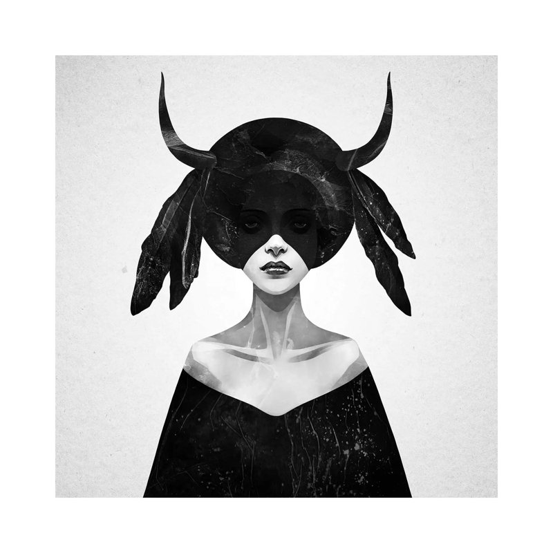 The Mound II by Ruben Ireland - Print on Canvas, Wrapped Canvas, 45.72 cm H x 45.72 cm W x 1.91 cm D