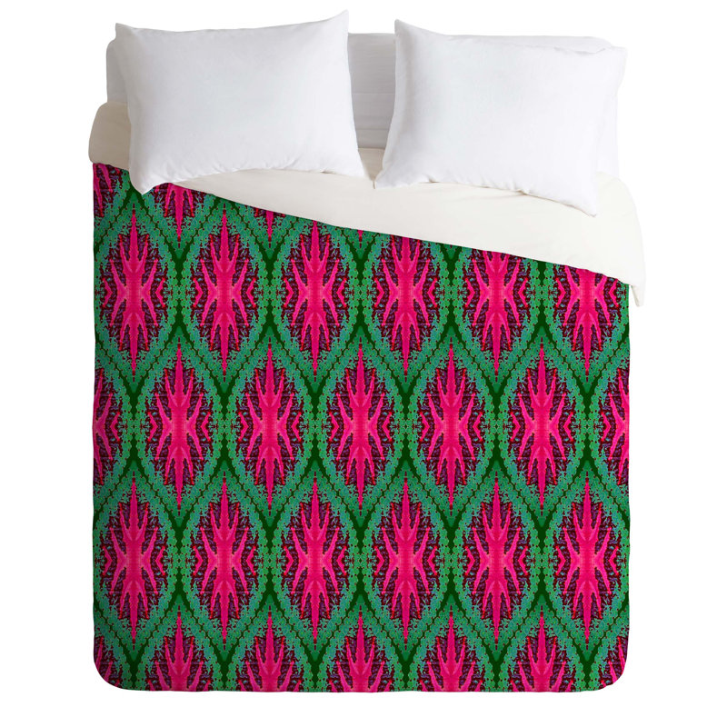 Wagner Campelo Polyester Ikat Duvet Cover, King Duvet Cover + 2 King Shams
