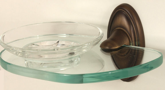 Soap Dish, Antique English Matte