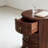 Wood Round Bedside Table | Multi-Functional Side End Table | Gift Idea