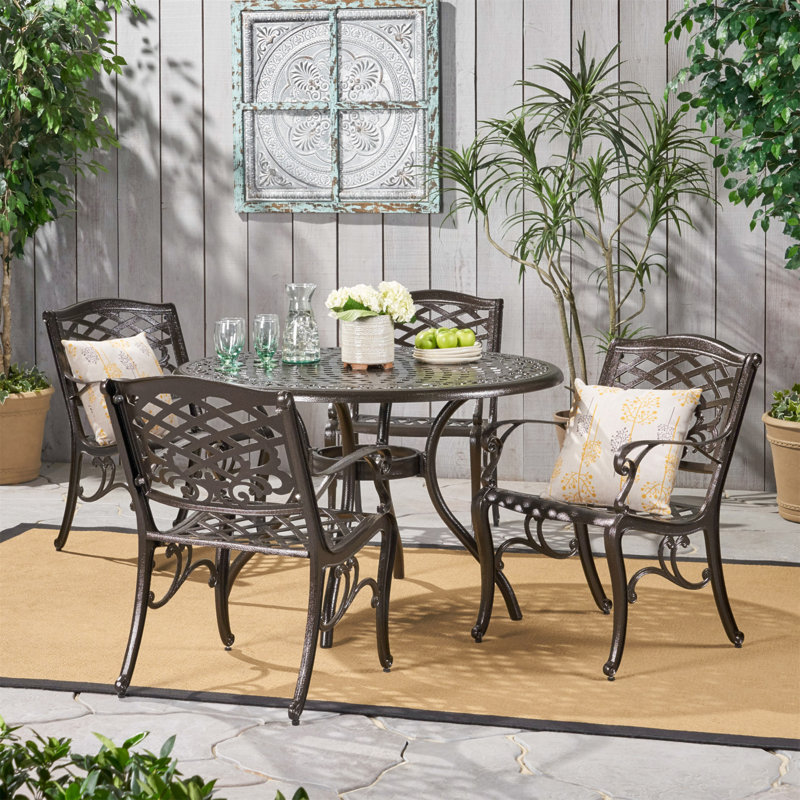 Chachere 5 Piece Dining Set