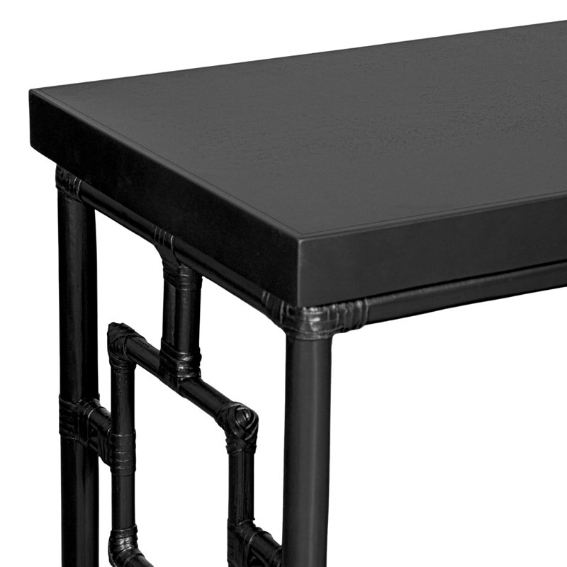 Sobe 60'' W Console Table, Black