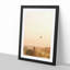 Hot Air Balloon over Bagan in Abstract - Picture Frame Graphic Art Print-55763709-55763710