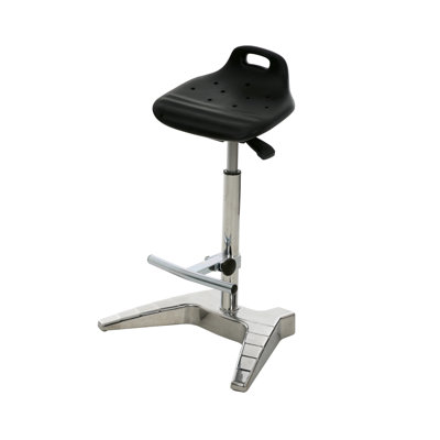 Adjustable Height Ergonomic Stool with Footrest