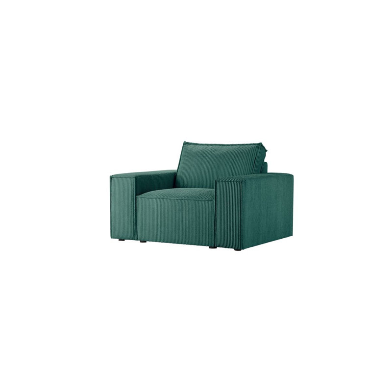 Upholstered Armchair, Green