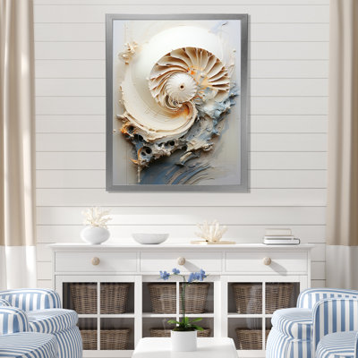 Art abstrait sur toile, "Nautilus"