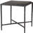 22" Black Aluminum Pedestal End Table