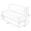 Banc rembourré orange-1798203581
