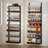 Black 8-Tier Wood and Acrylic Over the Door Pantry Organizer, 180 lbs Heavy Duty Hanging Spice Rack & Wall Mounted Storage Single-1662228778-1647539567
