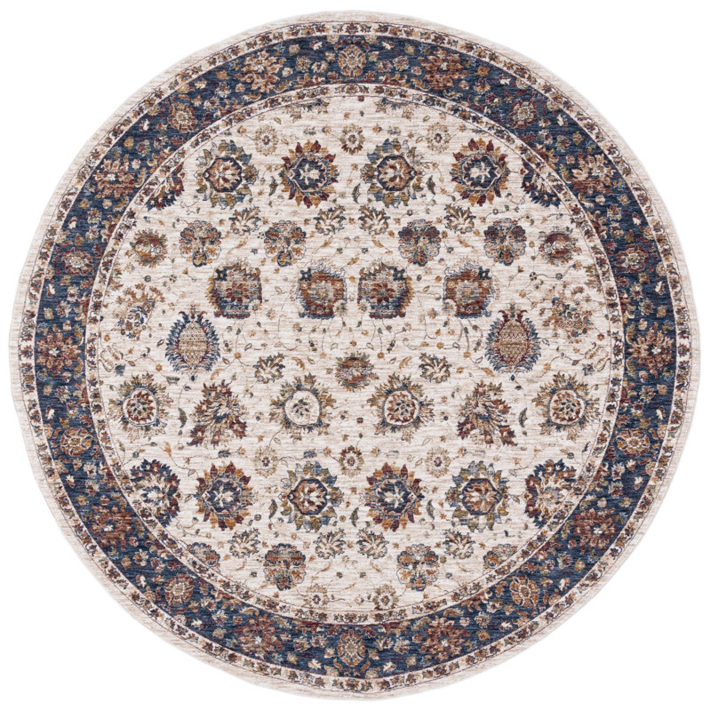 Deriel 700 Performance Southwestern Rug, Round 6'7"