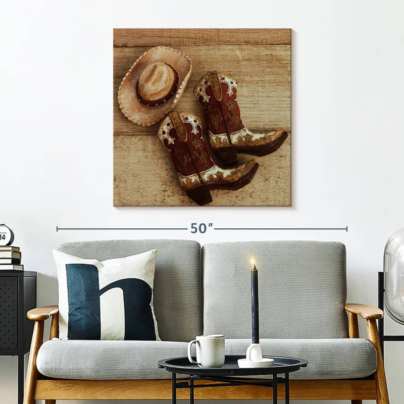 Lelar Cowboy Style, 30" H x 30" W