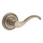 Curve Single Dummy Door Lever with Traditional Round Rose-35371934-22037202