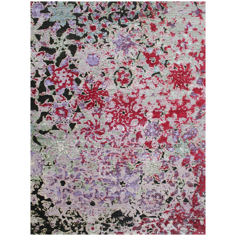 Floral Area Rug, Rectangle 8' x 10'