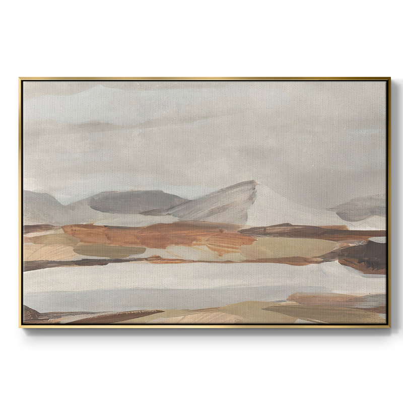 Dusky Mountain II, reproduction d'art sur toile, H 25 po x l 37 po x P 2 po, Encadrement doré