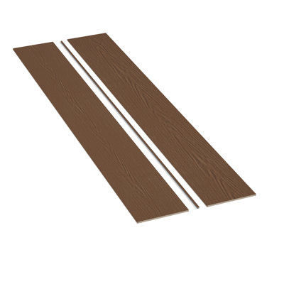 106" x 13.5" x 0.5" Solid Wood Wallboard with Connecting Strip