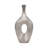 Ethean Decorative Stoneware Ceramic Vase with Sculptural Modern Silhouette and Textured Oval Body for Contemporary Display Appeal-1867914536
