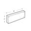 Clear Acrylic Magnetic Photo Frame Block 3" x 8" Vertical/Horizontal