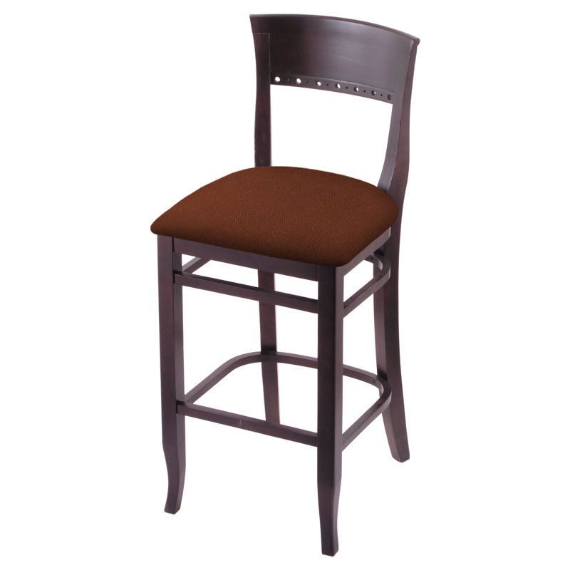 25" Bar Stool, Dark Cherry, Rein Adobe