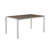 Joel Rectangular Aluminum Patio Dining Set with Polyresin Top -702578806