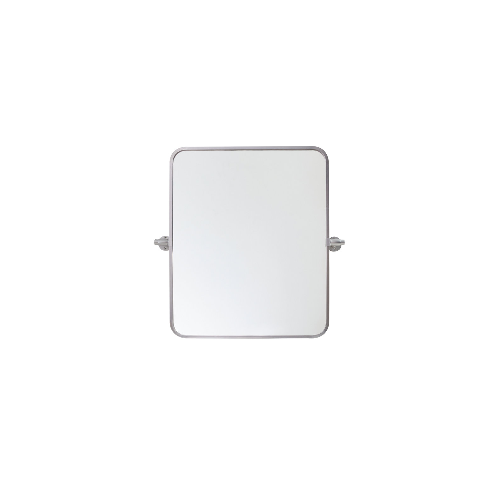 Belfield Metal Wall Mirror, 20" x 24", Silver