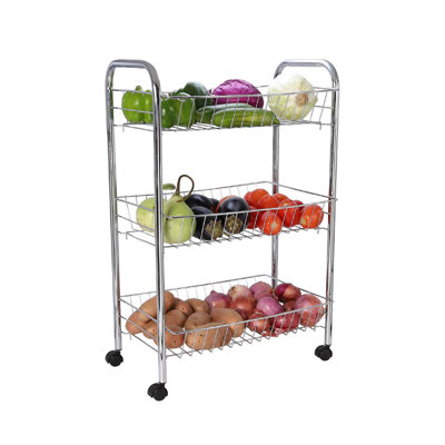 Buckingham 3 Tier Kitchen Storage Trolley