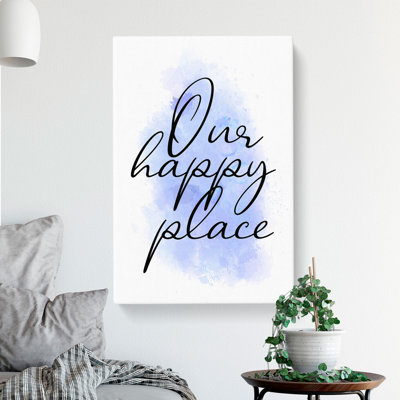 Our Happy Place V2 - Wrapped Canvas