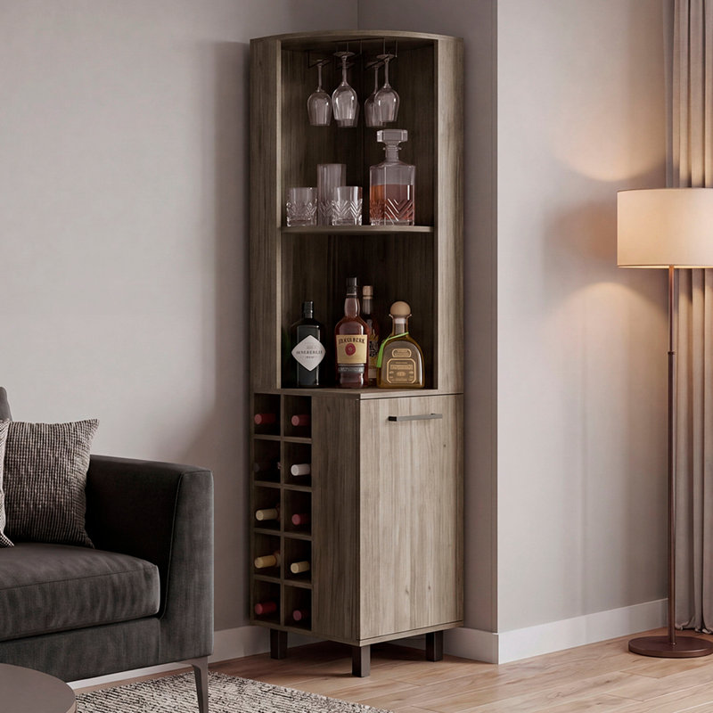 Bar avec rangement pour le vin Melia-Teevan, Cannoli