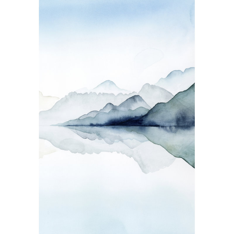 Glacial II by Grace Popp - Painting on Canvas, 30cm H x 20cm W, Wrapped Canvas