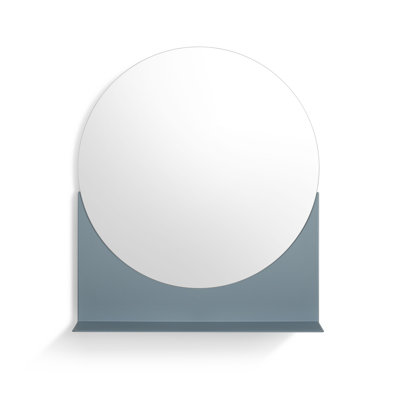 Glance Metal Wall Mirror with Shelves