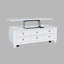 Table basse à plateau relevable avec rangement et roulettes Pearce