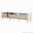Media Console Table with 3 Drawers and Open Shelves for TVs up to 80''