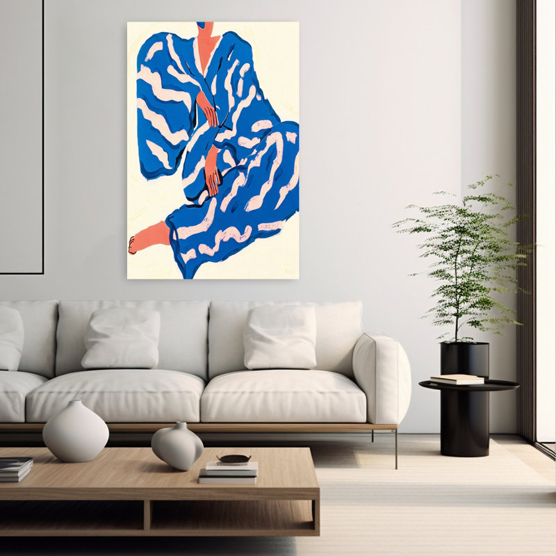 Art contemporain abstrait contemporain, H 60 po x l 40 po
