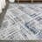Reich Modern Abstract Gray/Blue Rug-2046530817